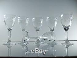 verre cristal ancien grave ebay