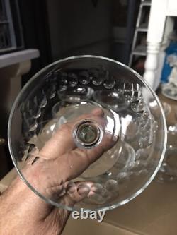 10 Anciennes Coupes À Champagne En Verre Taille Grain De Riz