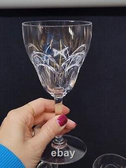 10 Anciens Verres A Eau En Cristal Taillé Art Déco Saint Louis / Baccarat
