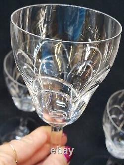 10 Anciens Verres A Eau En Cristal Taillé Art Déco Saint Louis / Baccarat