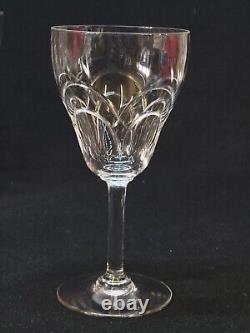10 Anciens Verres A Eau En Cristal Taillé Art Déco Saint Louis / Baccarat