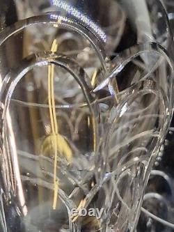 10 Anciens Verres A Eau En Cristal Taillé Art Déco Saint Louis / Baccarat