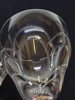 10 Anciens Verres A Eau En Cristal Taillé Art Déco Saint Louis / Baccarat