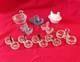 10 Petits Salerons / Sali&egrave;res Cristal Verre Baccarat Portieux Meseinthal Anciens