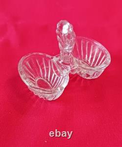10 Petits Salerons / Salières Cristal Verre Baccarat Portieux Meseinthal Anciens