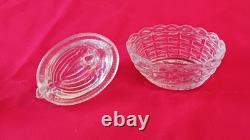 10 Petits Salerons / Salières Cristal Verre Baccarat Portieux Meseinthal Anciens