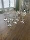 11 anciennes coupes champagne en cristal Saint Louis Baccarat Val St Lambert