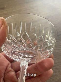 11 anciennes coupes champagne en cristal Saint Louis Baccarat Val St Lambert