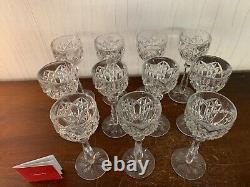 11 verres à vin ancien modèle en cristal de Baccarat (prix à la pièce)