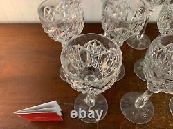 11 verres à vin ancien modèle en cristal de Baccarat (prix à la pièce)