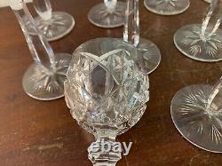 11 verres à vin ancien modèle en cristal de Baccarat (prix à la pièce)