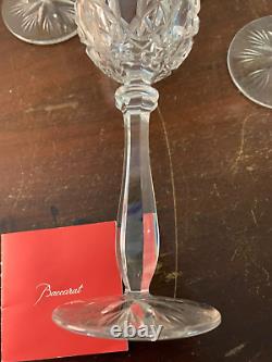 11 verres à vin ancien modèle en cristal de Baccarat (prix à la pièce)