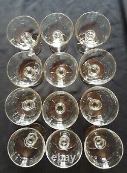 12 Anciennes Coupes A Champagnes En Verre