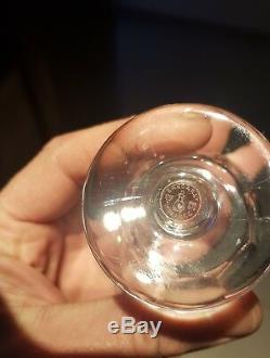 12 Anciens Verres à liqueur Cristal De BACCARAT Signés Modèle Périgord old glass
