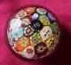 1853 Clichy Ancien Presse-papier Paperweight Millefiori Sulfure N°2