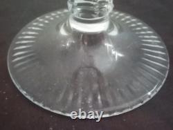 1 ANCIEN VERRE A VIN DU RHIN CRISTAL DOUBLE violet ht 19,5 cm