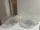 2 Coupes Compotiers En Cristal Style Baccarat Modèle Diamants Collection Ancien