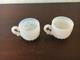 2 Tasses &agrave; caf&eacute; en cristal de Baccarat ancien