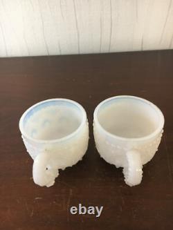 2 Tasses à café en cristal de Baccarat ancien