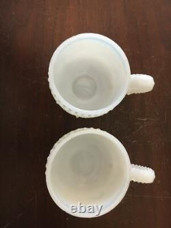 2 Tasses à café en cristal de Baccarat ancien