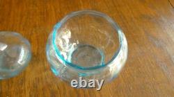 2 Verres Anciens + 1 Sucrier + 1 Petite Carafe George Sand / Cristal /tbe