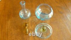 2 Verres Anciens + 1 Sucrier + 1 Petite Carafe George Sand / Cristal /tbe