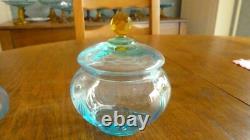 2 Verres Anciens + 1 Sucrier + 1 Petite Carafe George Sand / Cristal /tbe
