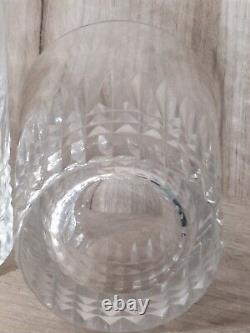 2 Verres à Whisky en Cristal (modèle Baccarat) Anciens