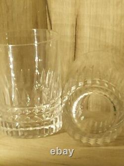 2 Verres à Whisky en Cristal (modèle Baccarat) Anciens