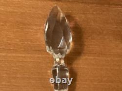 2 anciennes Carafe à Vin En Cristal De Baccarat gravé 19 ème numérotées