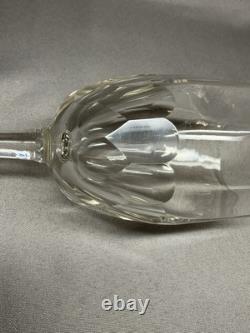 3 ANCIENS VERRES À PIED TAILLÉS DU XIX eme SIÈCLE, DLG BACCARAT CRISTAL, VERRE