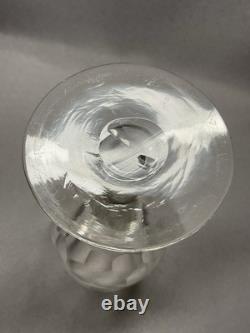 3 ANCIENS VERRES À PIED TAILLÉS DU XIX eme SIÈCLE, DLG BACCARAT CRISTAL, VERRE