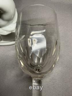 3 ANCIENS VERRES À PIED TAILLÉS DU XIX eme SIÈCLE, DLG BACCARAT CRISTAL, VERRE