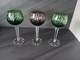 3 ANCIENS VERRES A VIN ROEMER Nachtmann CRISTAL