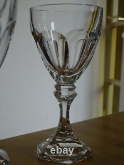 4 ANCIENS VERRES A VIN CRISTAL MASSIF VANNES OU BAYEL ht 15,5 cm