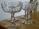 4 Anciennes Coupes A Champagne Modele Ecailles Et Diamant Cristal Style Baccarat
