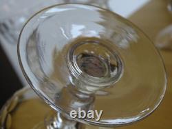 4 Anciennes Coupes A Champagne Modele Ecailles Et Diamant Cristal Style Baccarat
