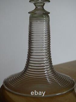 4 Anciens Verres A Vin Roemer Cristal Colore Decor Grappes De Vigne