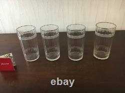 4 VERRES A ORANGEADES ANCIEN en cristal de Baccarat (prix à la pièce)