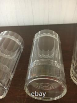 4 VERRES A ORANGEADES ANCIEN en cristal de Baccarat (prix à la pièce)