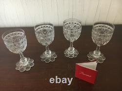 4 Verres à porto ancien modèle en cristal de Baccarat (prix à la pièce)