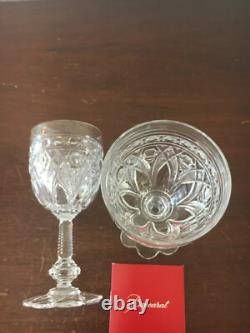 4 Verres à porto ancien modèle en cristal de Baccarat (prix à la pièce)