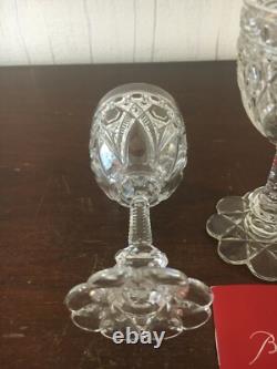 4 Verres à porto ancien modèle en cristal de Baccarat (prix à la pièce)