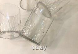 4 ancien verre / gobelet en cristal de BACCARAT modèle RICHELIEU / ECAILLES 8cm