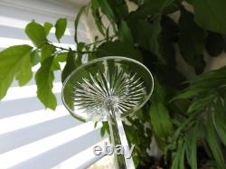 5 Anciennes Coupes à champagne en Cristal de SAINT-LOUIS, signé, Verres à Glace