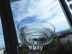 5 Anciennes Coupes à champagne en Cristal de SAINT-LOUIS, signé, Verres à Glace