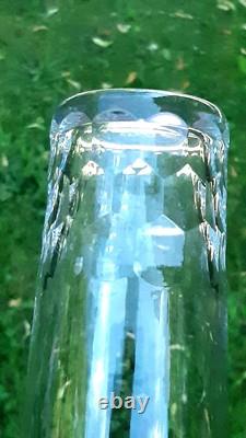 5 Anciens Verres Cylindriques Orangeade Ou Cocktail Cristal De Saint Louis Signé