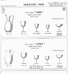 5 Anciens verres à vin Roemeur du Rhin Vert en cristal crystal Baccarat