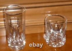 5 Anciens verres à whisky 5 Ricard seau à glace en Cristal Saint Louis Baccarat