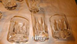 5 Anciens verres à whisky 5 Ricard seau à glace en Cristal Saint Louis Baccarat
